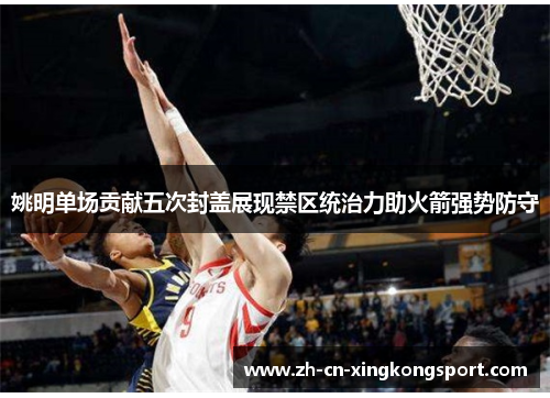 姚明单场贡献五次封盖展现禁区统治力助火箭强势防守